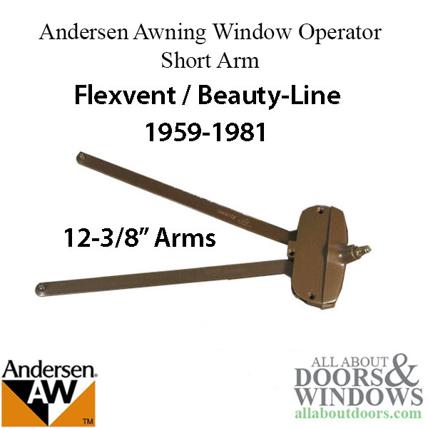 Andersen Awning Window Operator Flexivent Beauty Line Short Arm Window Operator