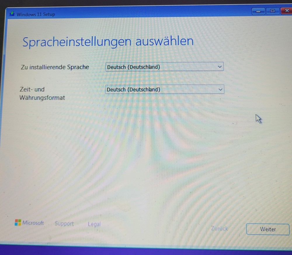 Win 11 Pro 64 Bit USB Stick + Key Sticker German