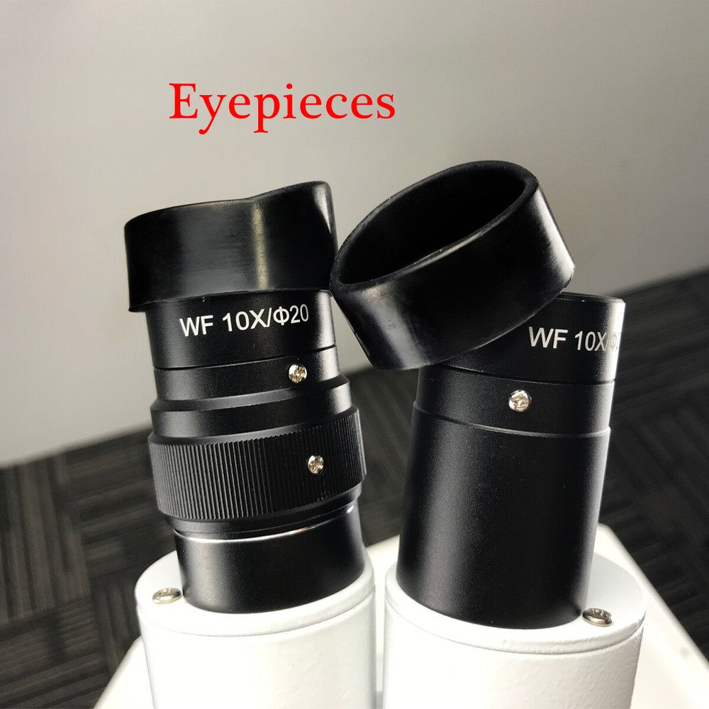 10X Dental Stereo Operating Binocular Microscope with LED Light Adjustable US