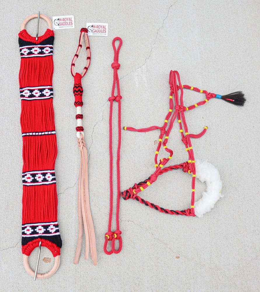 Red Charro Horse Tack Bundle