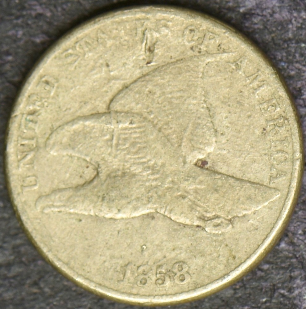 1858 Flying Eagle Cent - Large Letters - ✪COINGIANTS✪