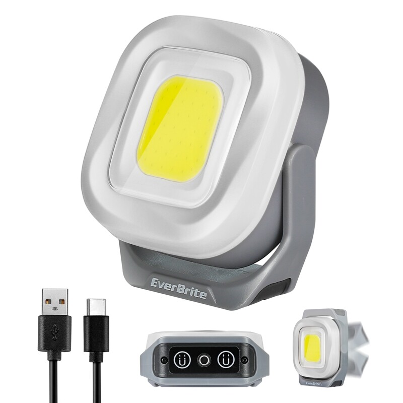 EverBrite Rechargeable Work Light, Portable Magnetic Led Work Light 4 Modes NEW