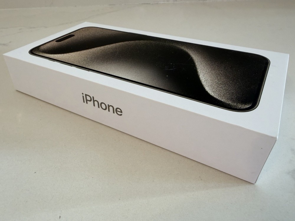 Apple iPhone Pro Max 256gb Titanium EMPTY BOX