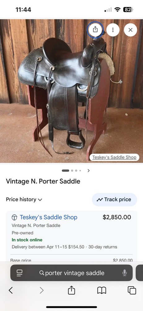 Porter Vintage Saddle