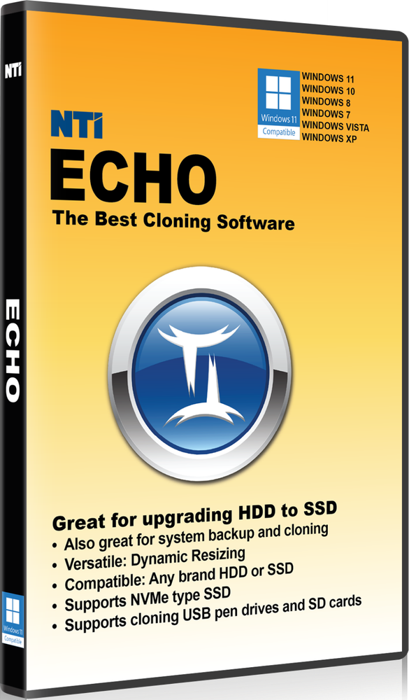 NTI Echo 5 | New Version for 2024 | Disk Cloning & Migration Software