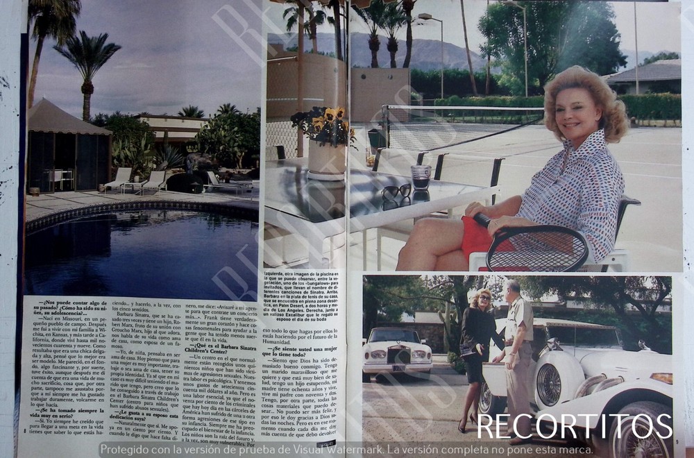 CLIPPINGS H 2271 BARBARA SINATRA FRANK