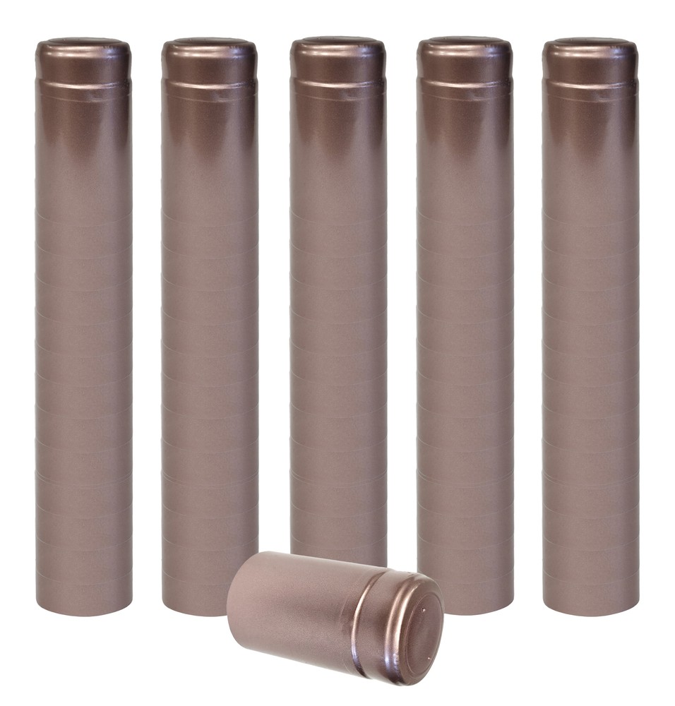 Dusty Rose PVC Shrink Capsules-500 Count