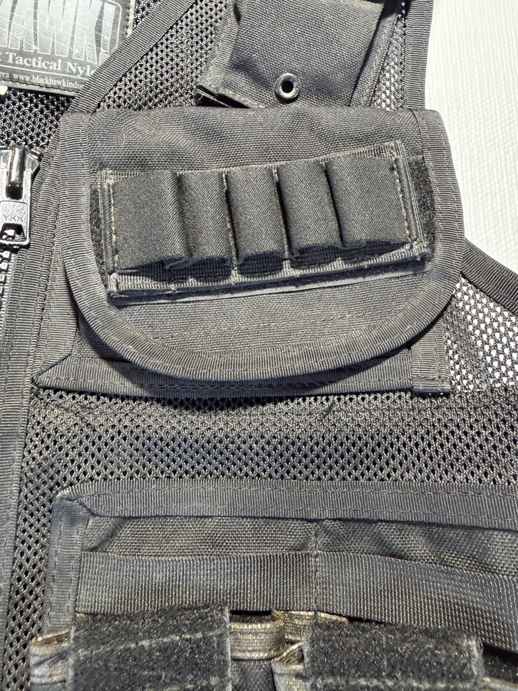 Blackhawk Tactical Vest Black Adjustable One size.