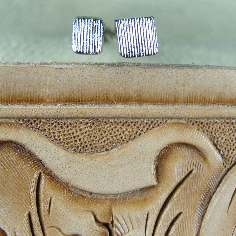 Leather Stamping Tools - 2-Piece Lined Beveler Stamp Set