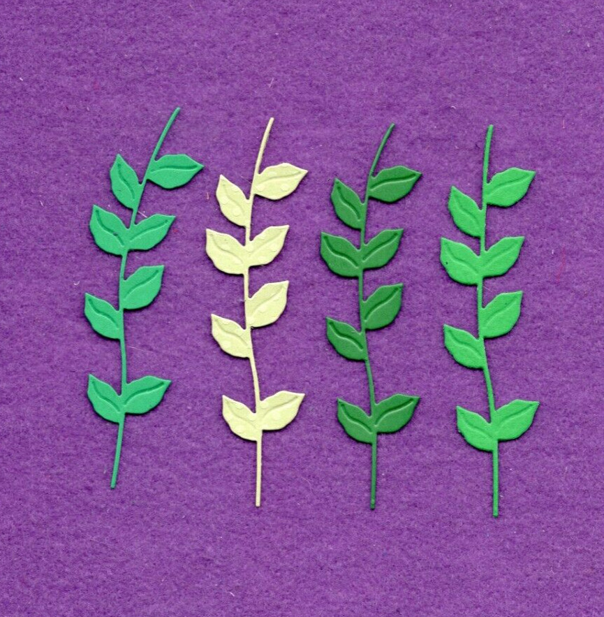 LEAVES # 33 die cuts scrapbook cards