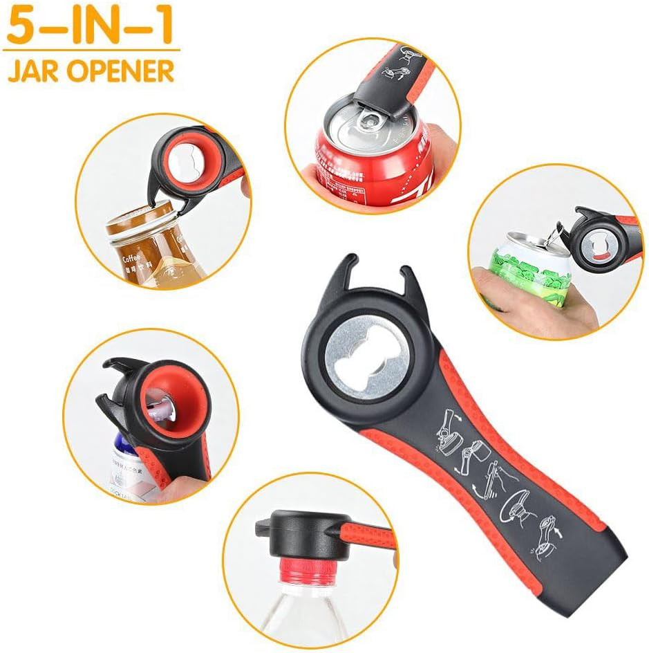 Otstar Latest Jar Opener for Seniors with Arthritis, Weak Hands, Multi-Function