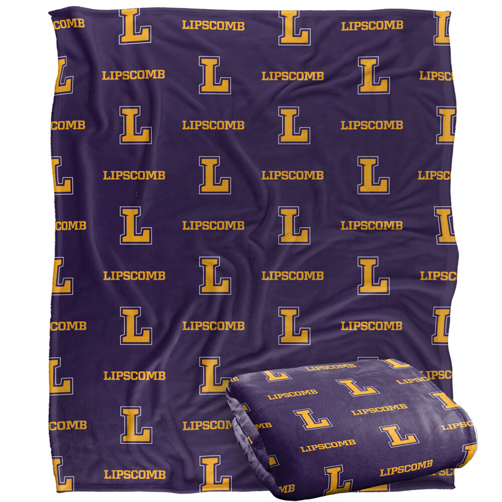 Lipscomb University Logo Pattern Silky Touch Super Soft Throw Blanket