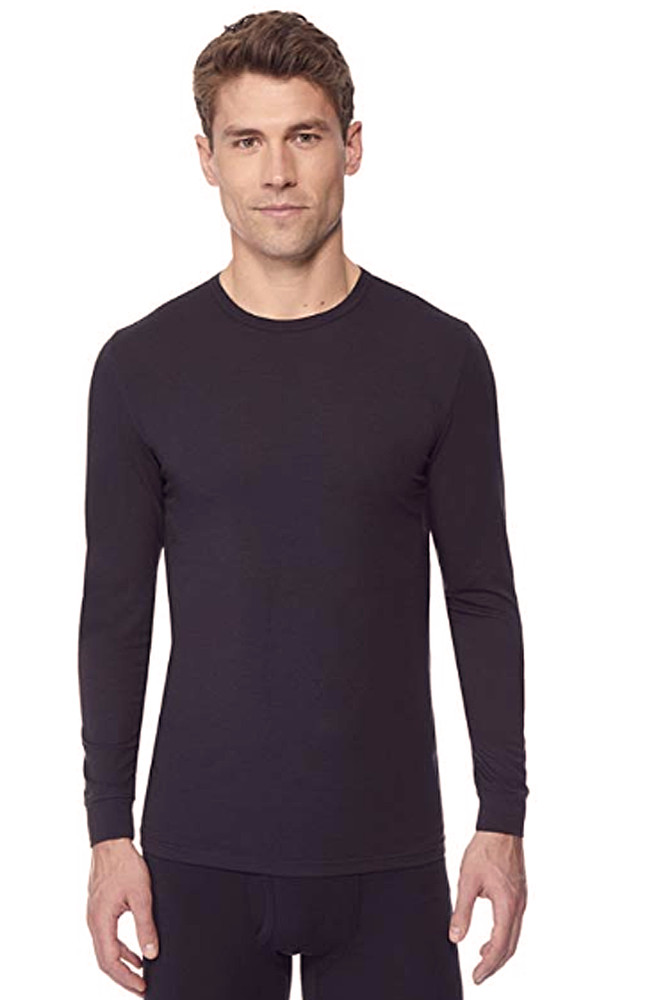 32 DEGREES Men's Heat Performance Thermal Base Layer Tee Black XL