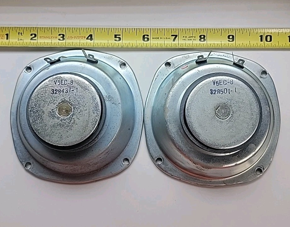 2x Vintage Mid-range drivers V5EC-8 Tested