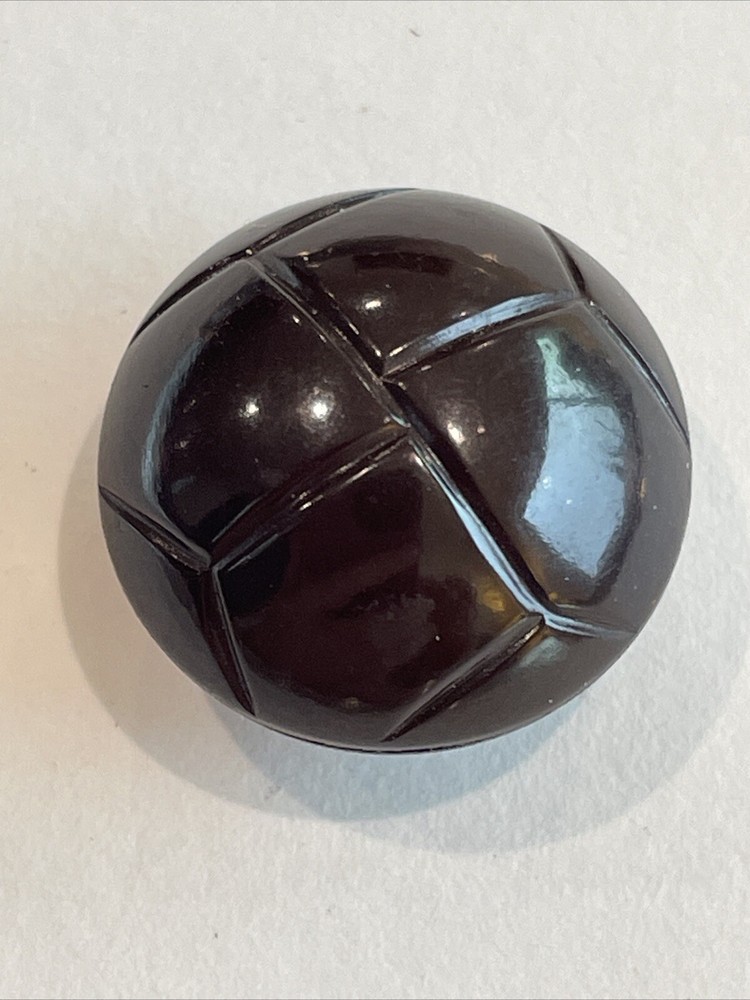 Vintage plastic button Brown colt #31 3/4”