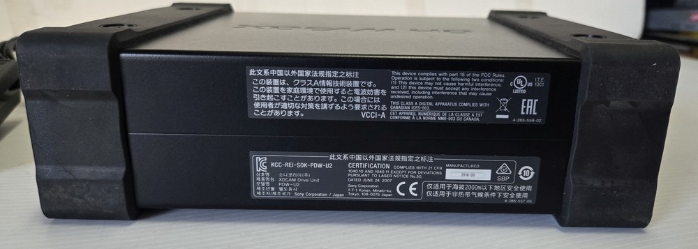 Sony PDW-U2 XDCAM Professional Disc Drive USB Reader Writer