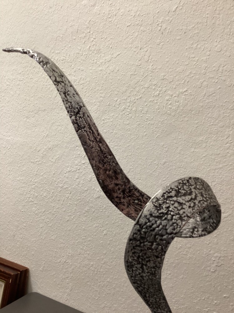 Abstract Silas Style Swirl Sculpture