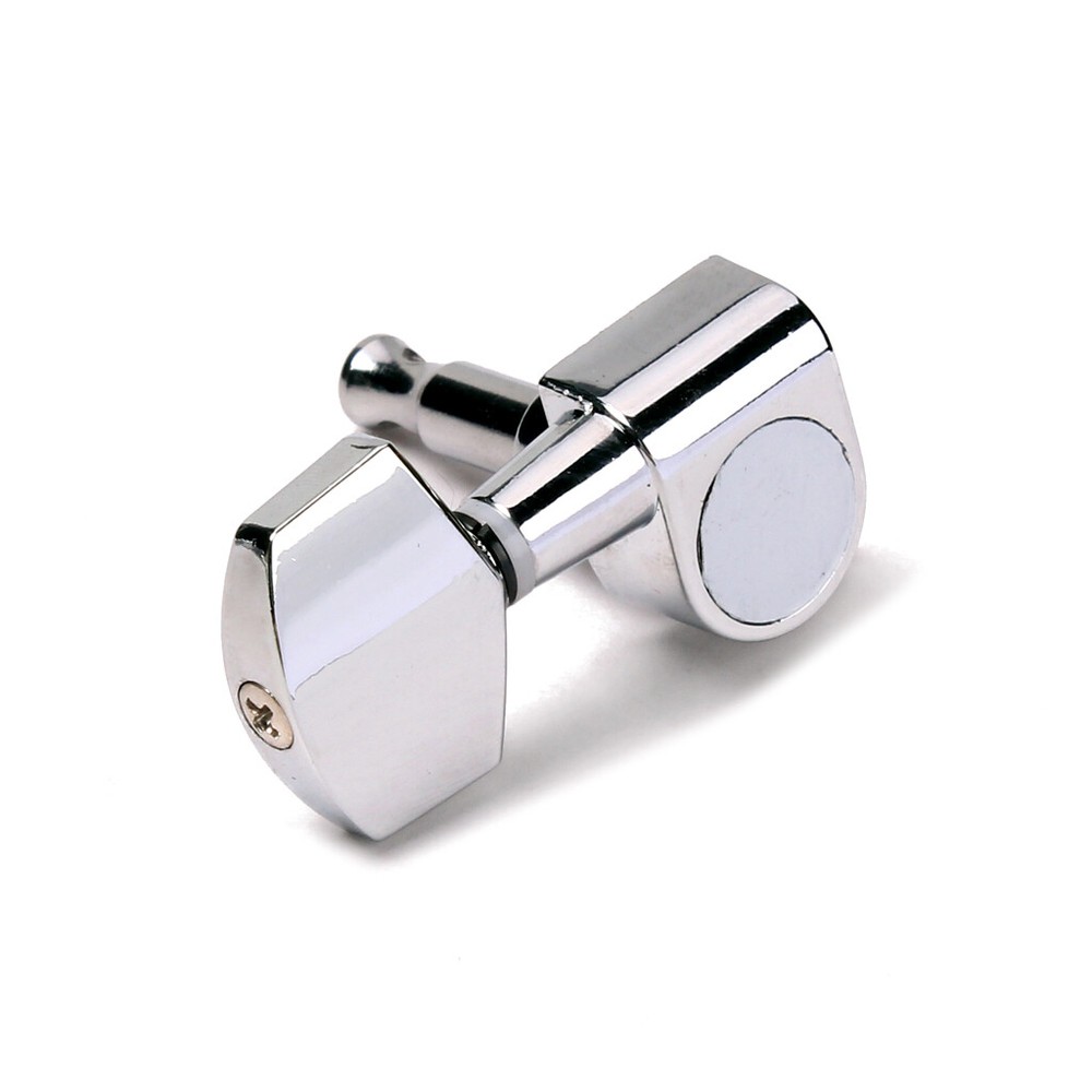 2/6/12pc Electric Guitar Machine Head String Tuning Peg Sealed Tuners Key Chrome