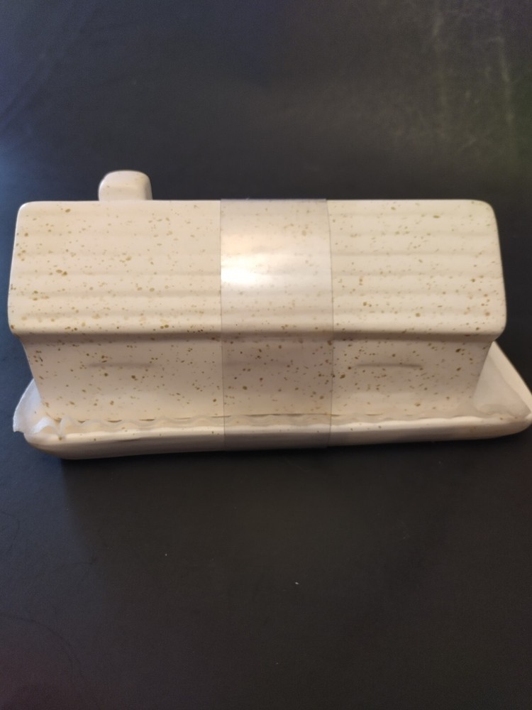 Butter Dish -Kirkland Ceramic Cabin