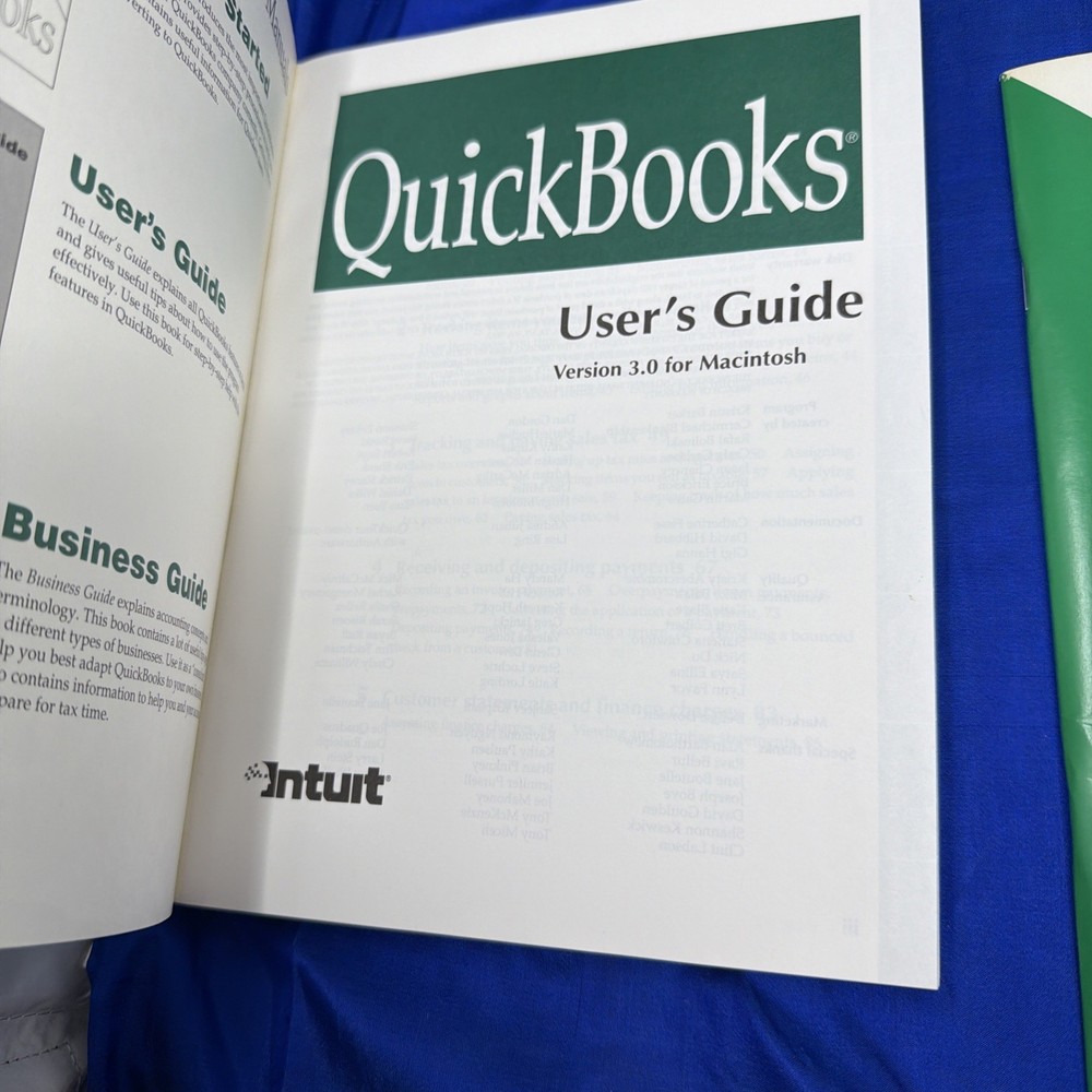 QuickBooks for Macintosh Version 3.0 Floppy Disk Vintage Accounting Software
