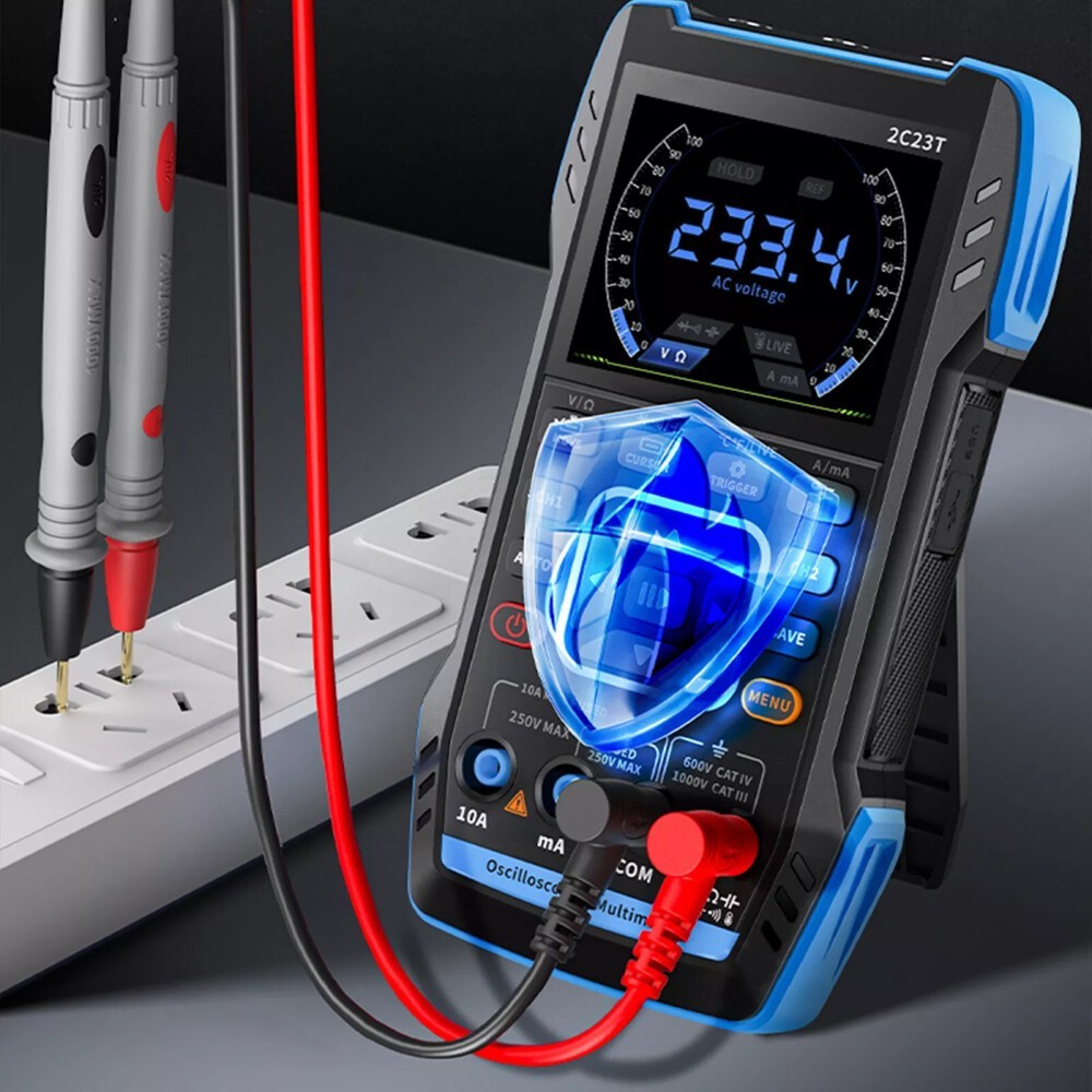 3in1 Handheld Digital Oscilloscope Multimeter+Function Signal Generator