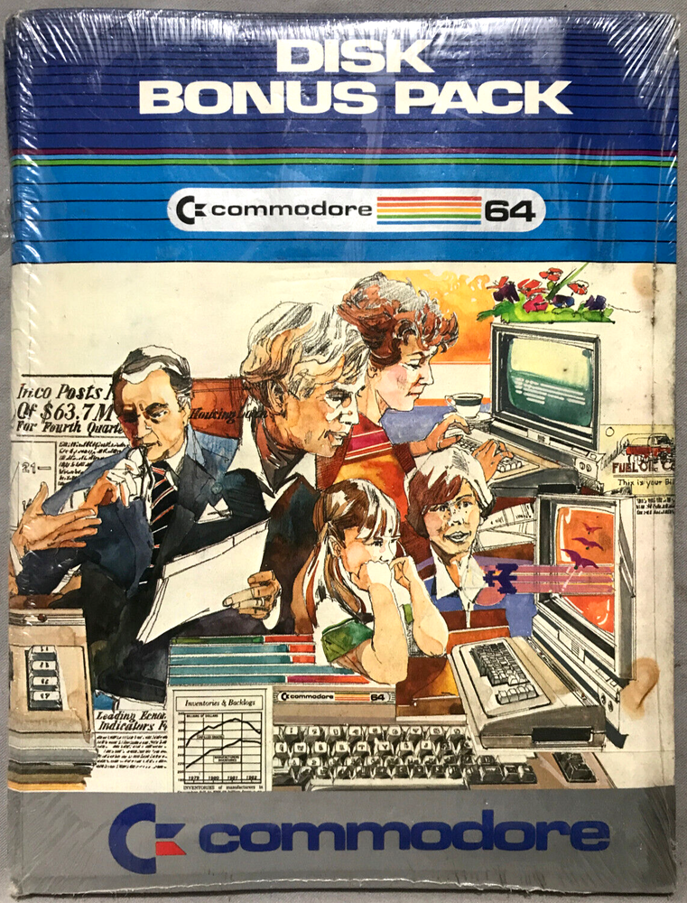 Disk Bonus Pack C64/128 Commodore Business Machines published NIB DemoUtilities