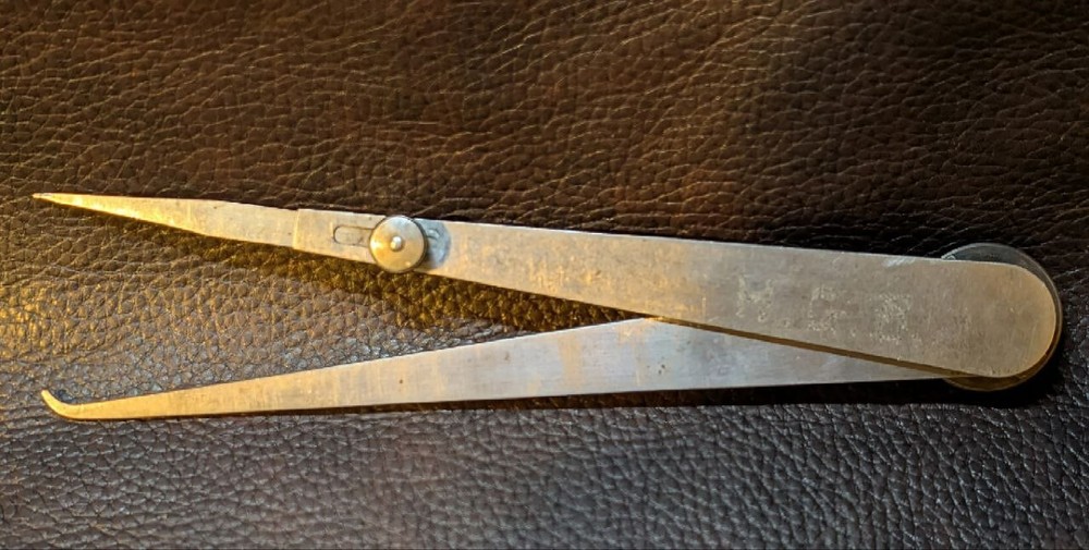 Vintage Starrett Hermaphadite Caliper 13"