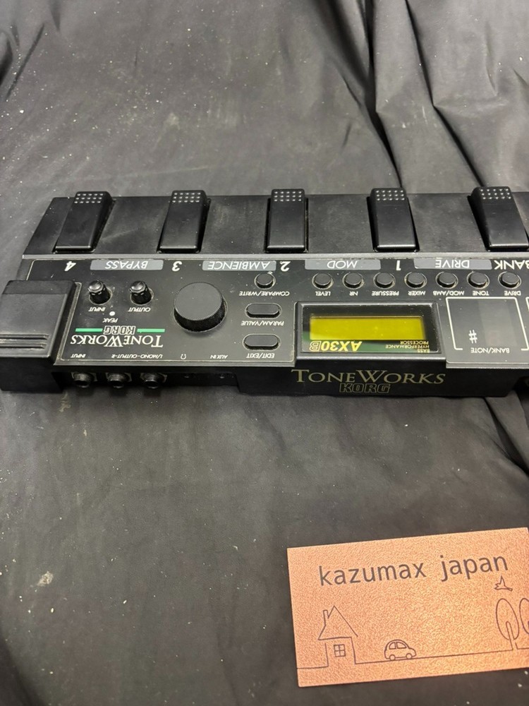 KORG AX30B ToneWorks Bass Multi Effects Processor Pedal Full function
