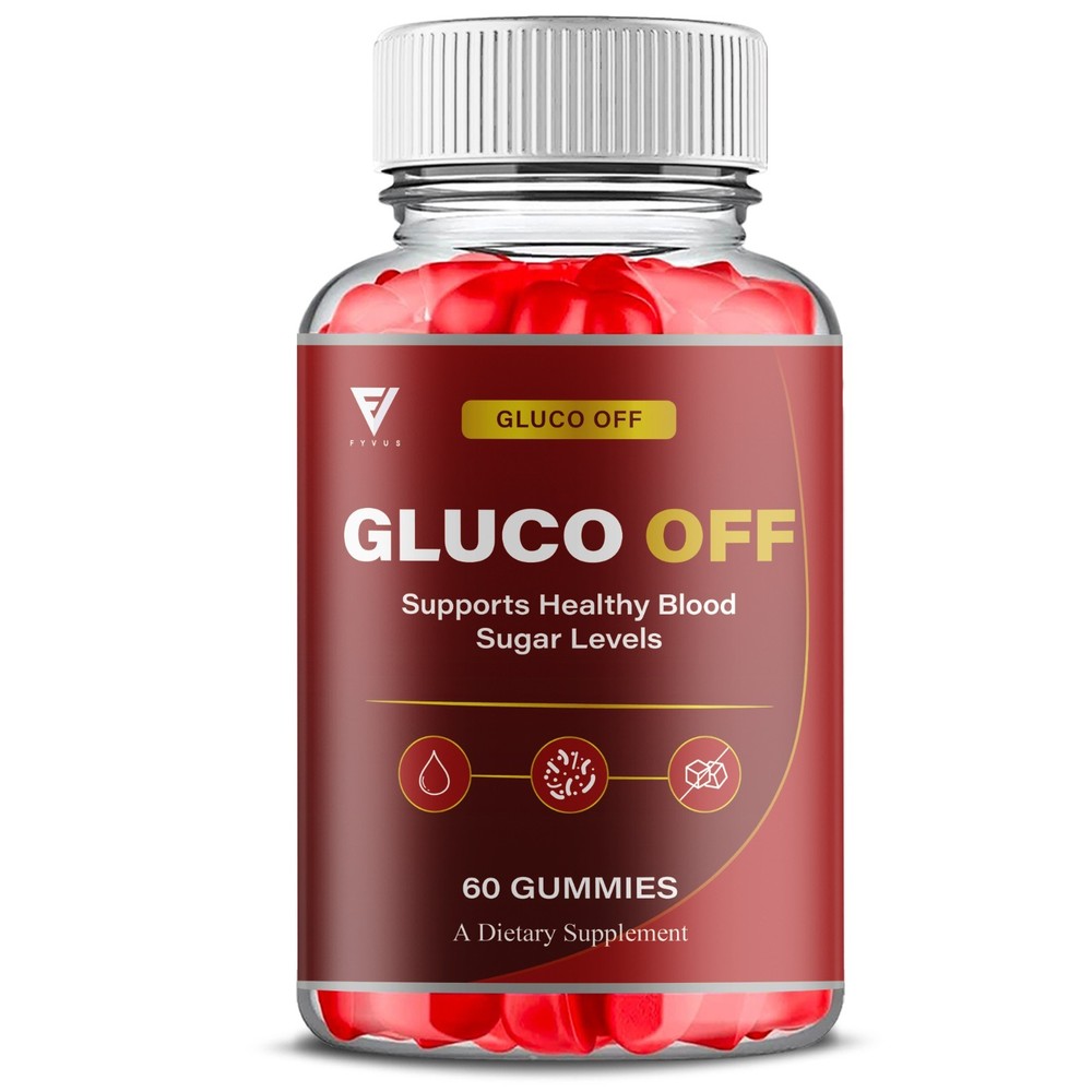 Gluco Off Gummies, GlucoOff Advanced Support Formula (60 Gummies)