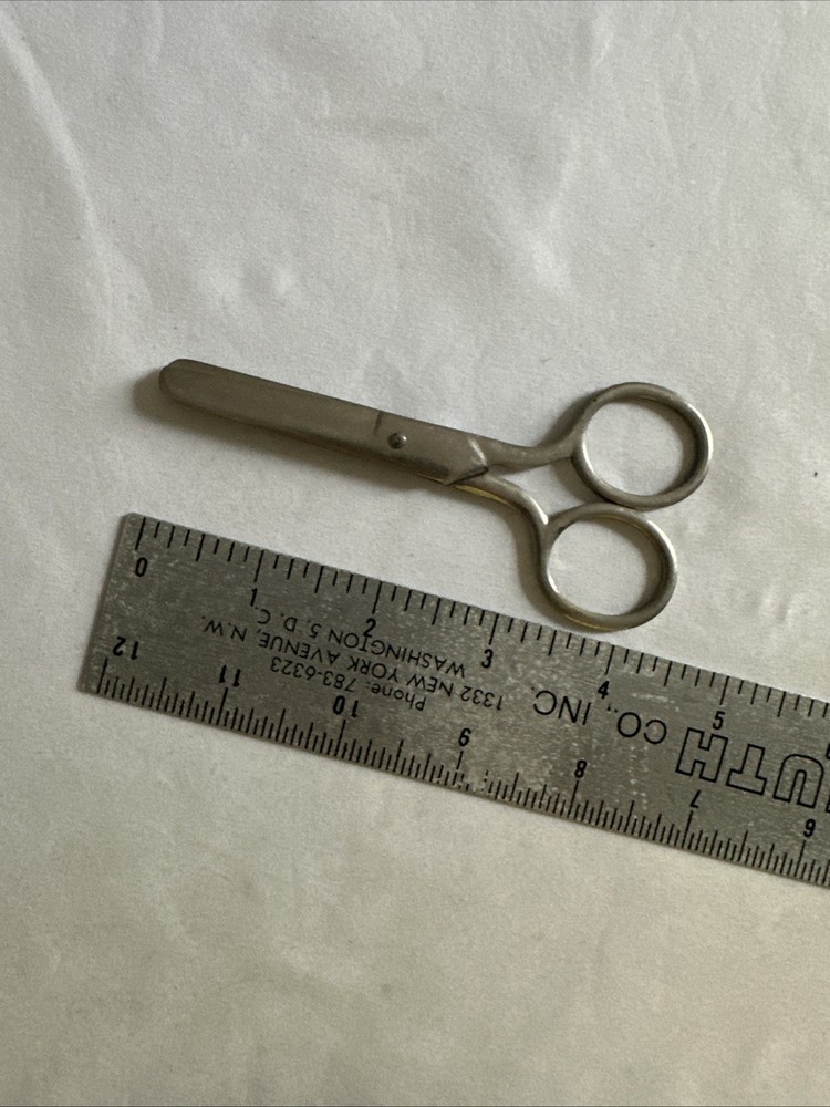 Vintage Children Scissors Stainless Signed K