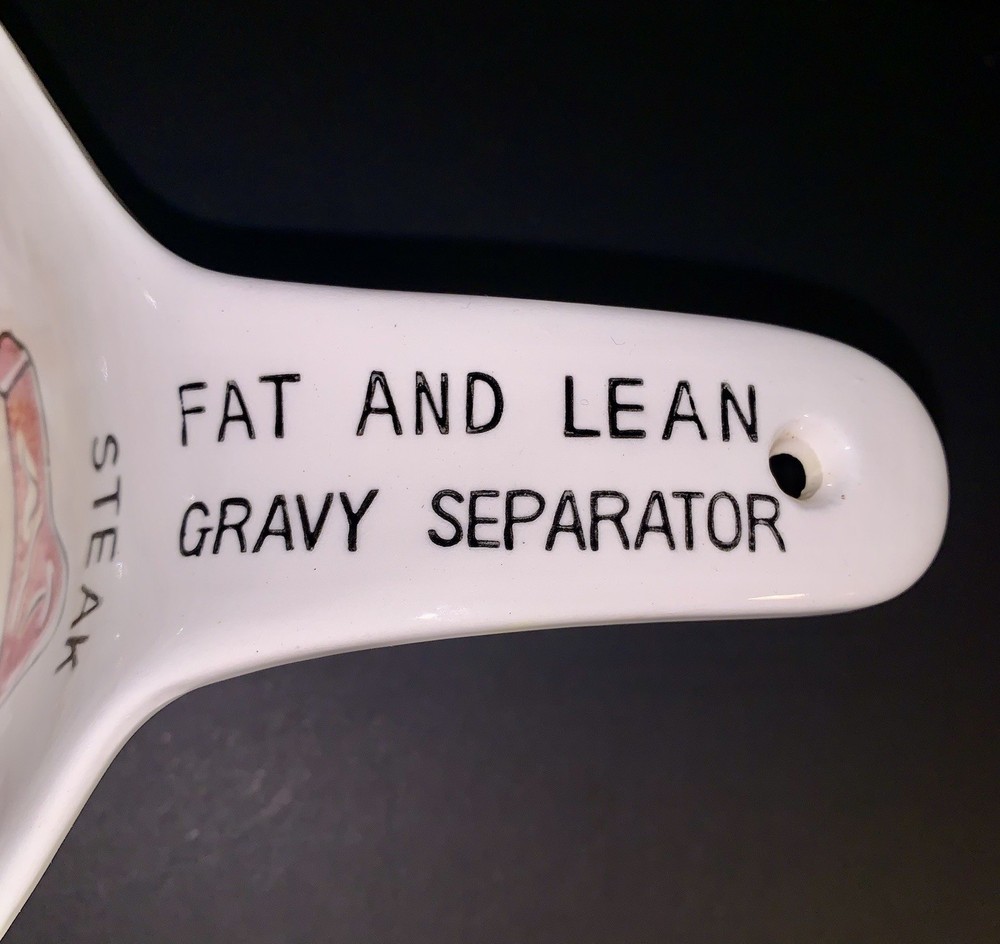 Ceramic No-Drip Gravy Fat Separator Vintage