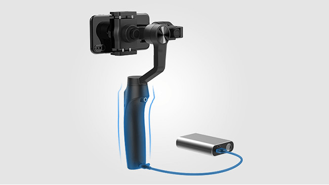Moza Mini-MI Smartphone Gimbal – Open Box, Unused – Wireless Charging – Complete