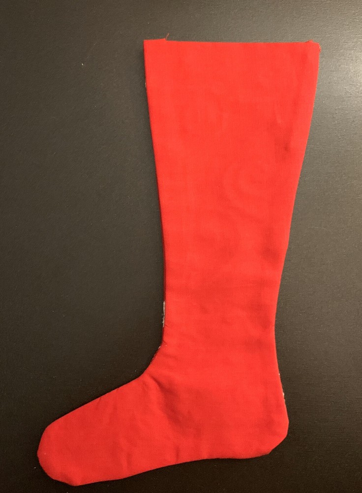 Custom-made Stocking Utensil Holders (4 Pack), Solid Red w/White Embroidery
