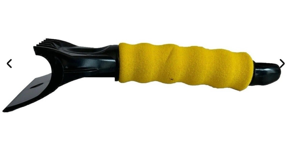 Hopkins Ice Chisel & Ice Scraper Yellow Subzero 2 Function 2 Blade 10"