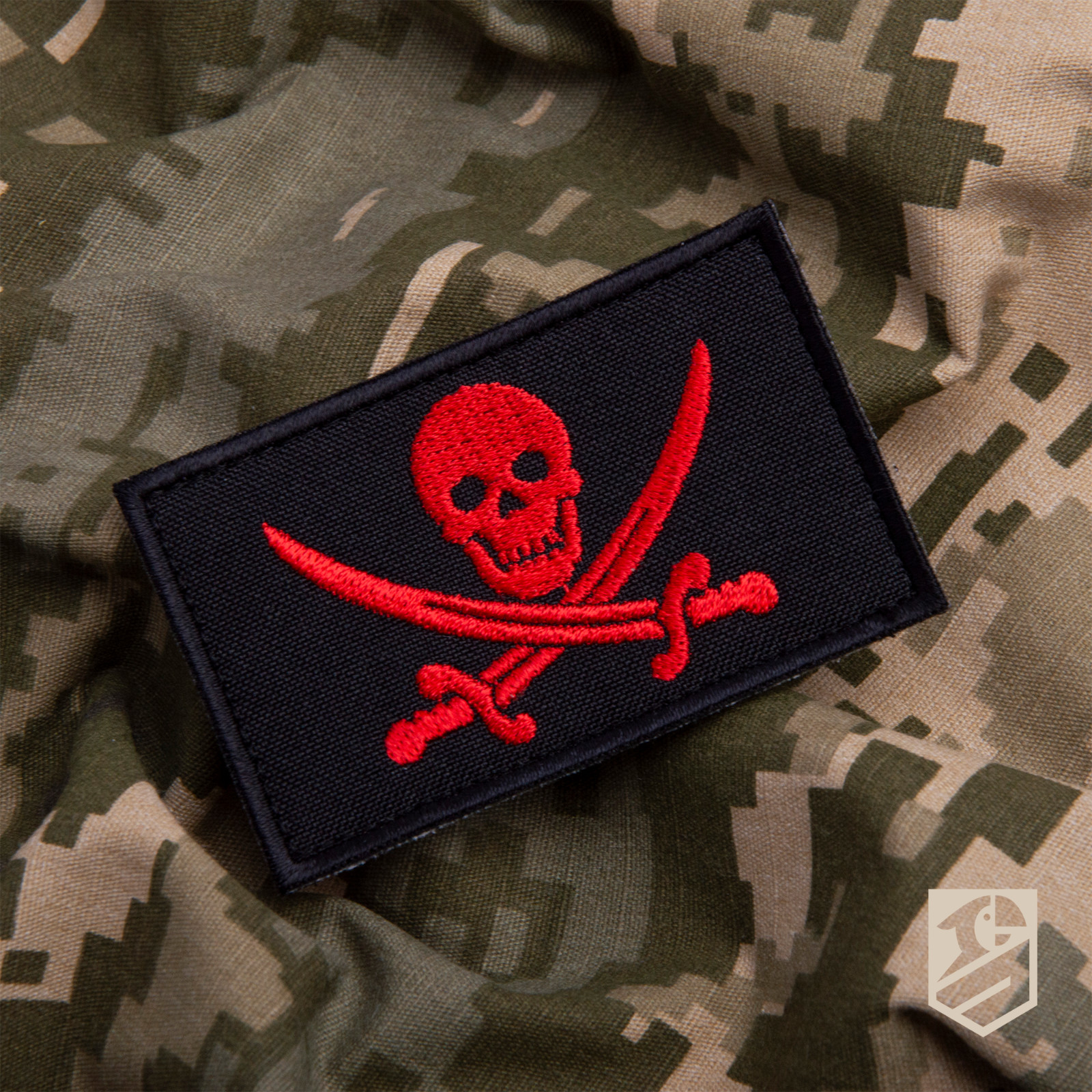 2Pcs Jolly Roger & Blackbeard Edward Teach Patch, Embroidered Pirate Skull