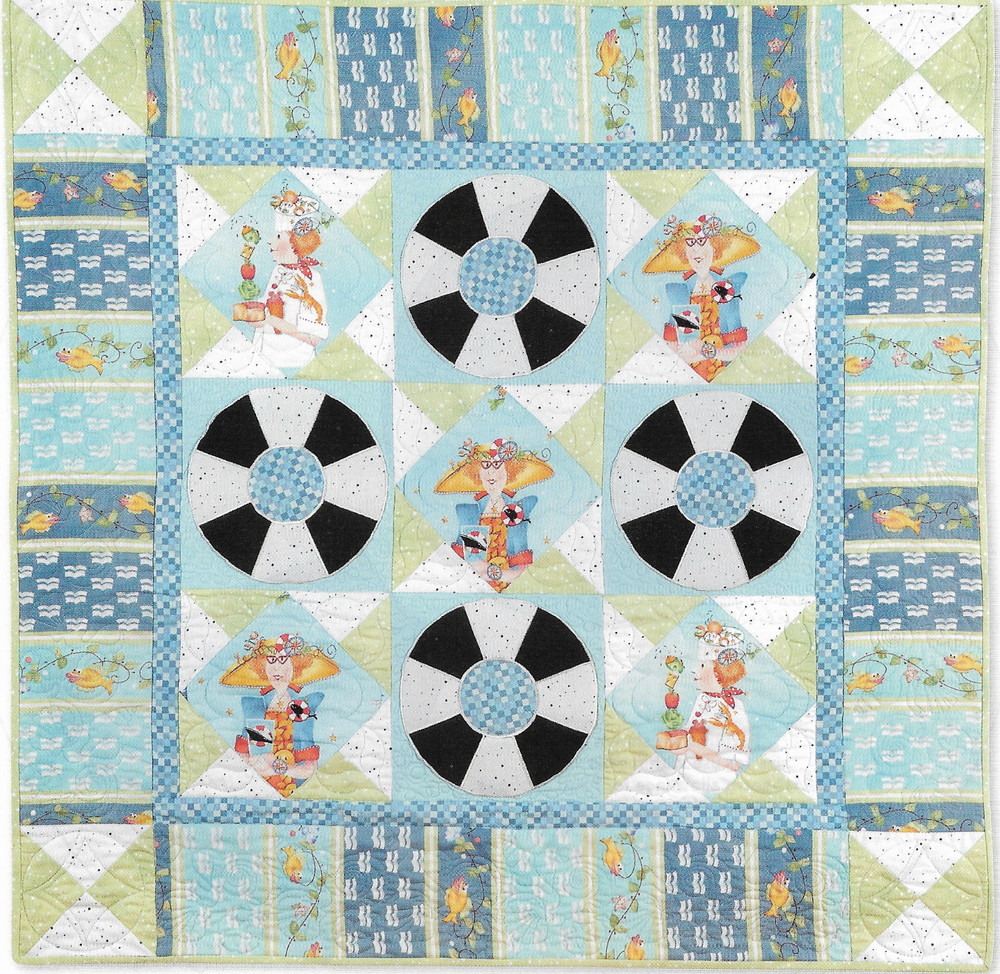 Cruisin' Wall Quilt quilting pattern instructions