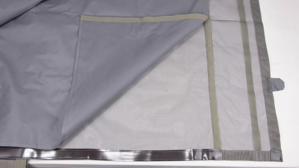 ELITEWILL Toy Hauler Screen Rear Opening Fits Ramp Doors Up to 90 Inch Tall