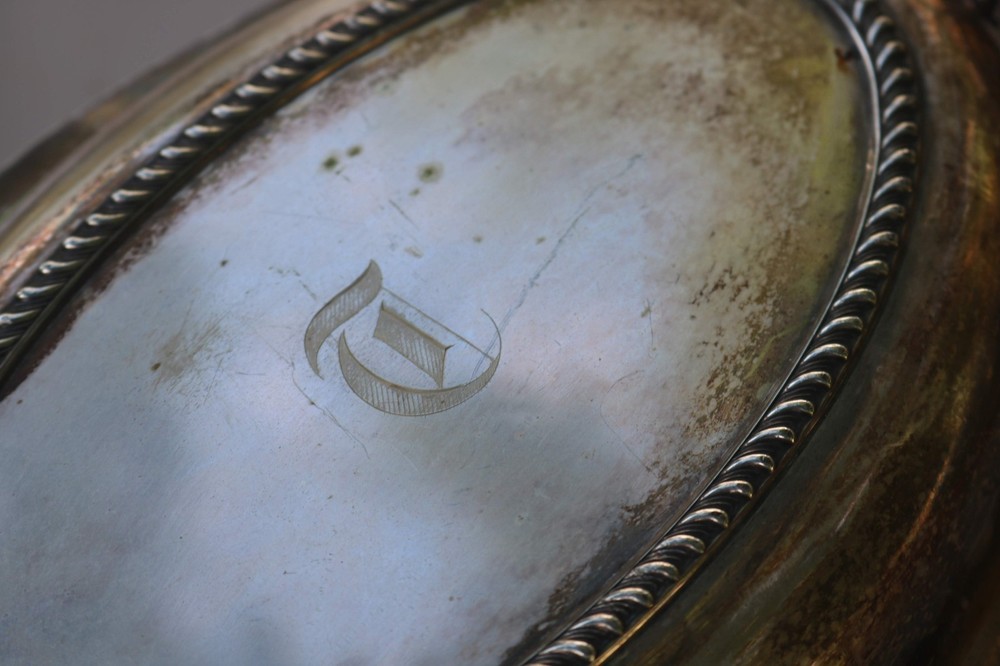Vintage Serving Silverplate Bowl with insert Bowl with Divider