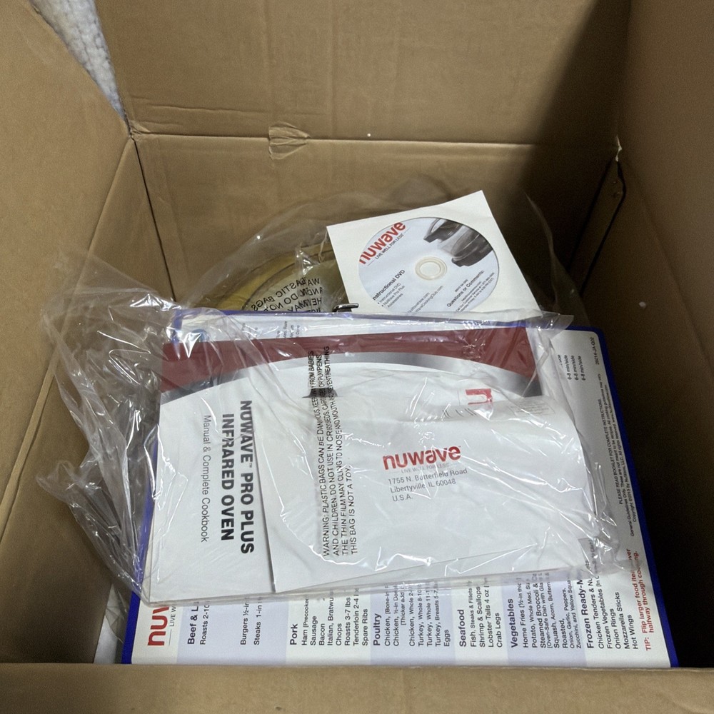 NuWave Oven Pro Plus Model 20633 NEW IN BOX Black