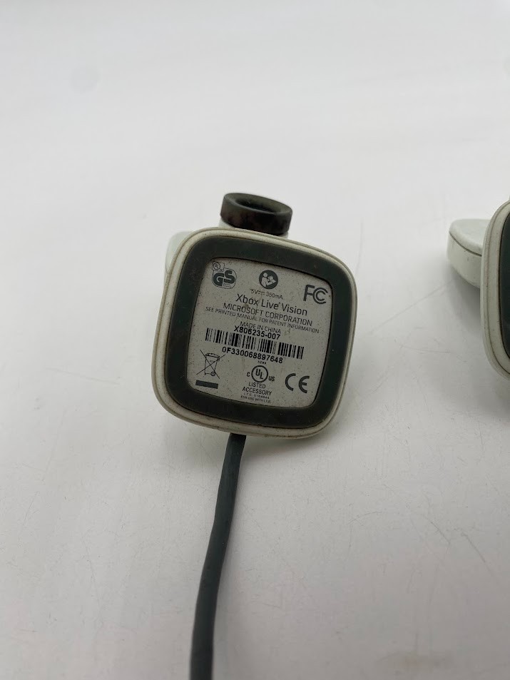 Microsoft Xbox Live Vision Camera Cleaned USB Webcam X 3