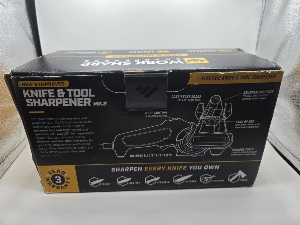Work Sharp WSKTS2 MK.2 Electric Knife and Tool Sharpener