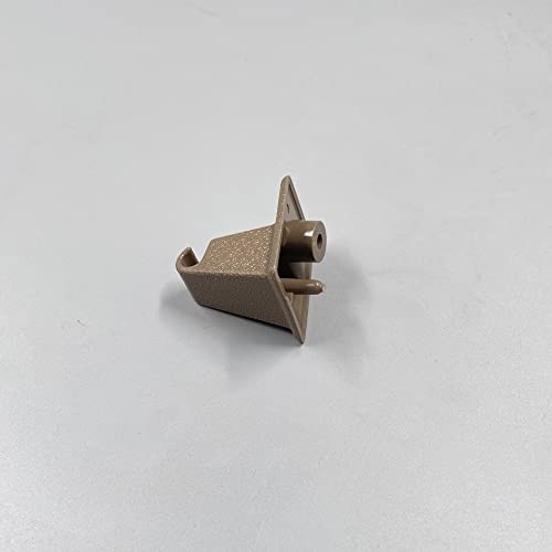 2 PCS Front Sun Visor Support Holder Clips Compatible with Chevy Silverado Tan