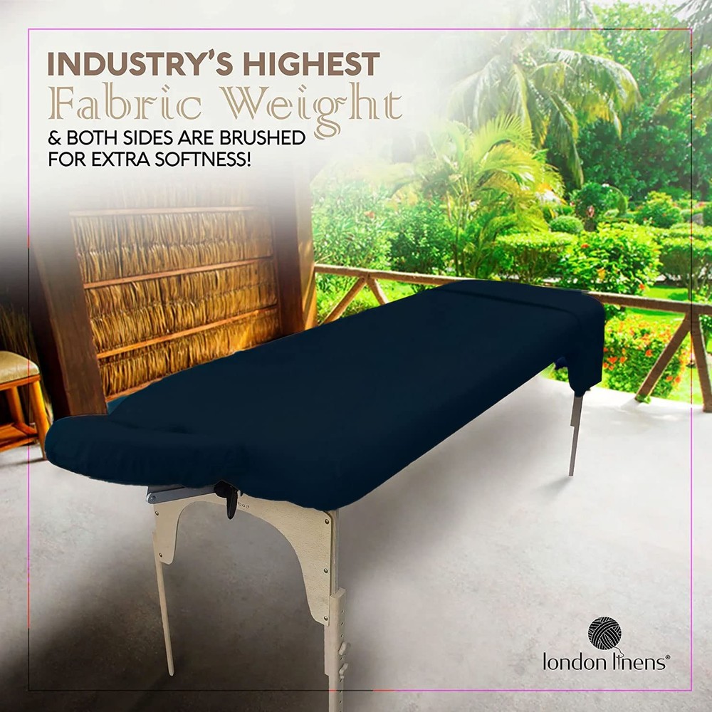 Soft Microfiber Massage Table Sheets Set 3 Piece Set - Includes Massage Table...
