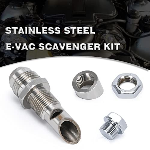 Universal Stainless Steel E-VAC Scavenger Kit includes T304 SS E-VAC fitting