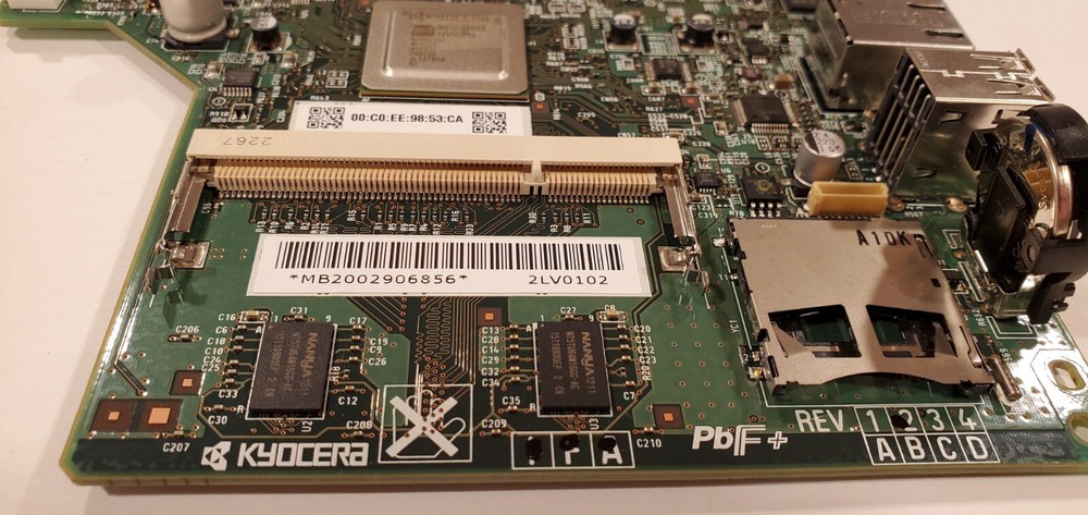 Kyocera OEM Main Control BOARD 7PA0585ELG Used