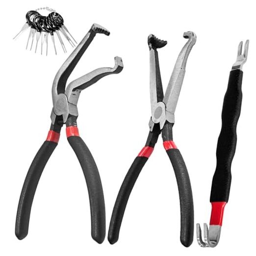 3-Piece Electrical Disconnect Pliers Set, Electrical Connector Separator