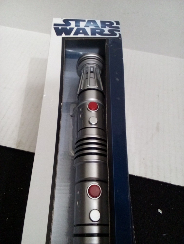 2012 Star Wars - Darth Maul Lightsaber Flashlight " BOX DAMAGE!