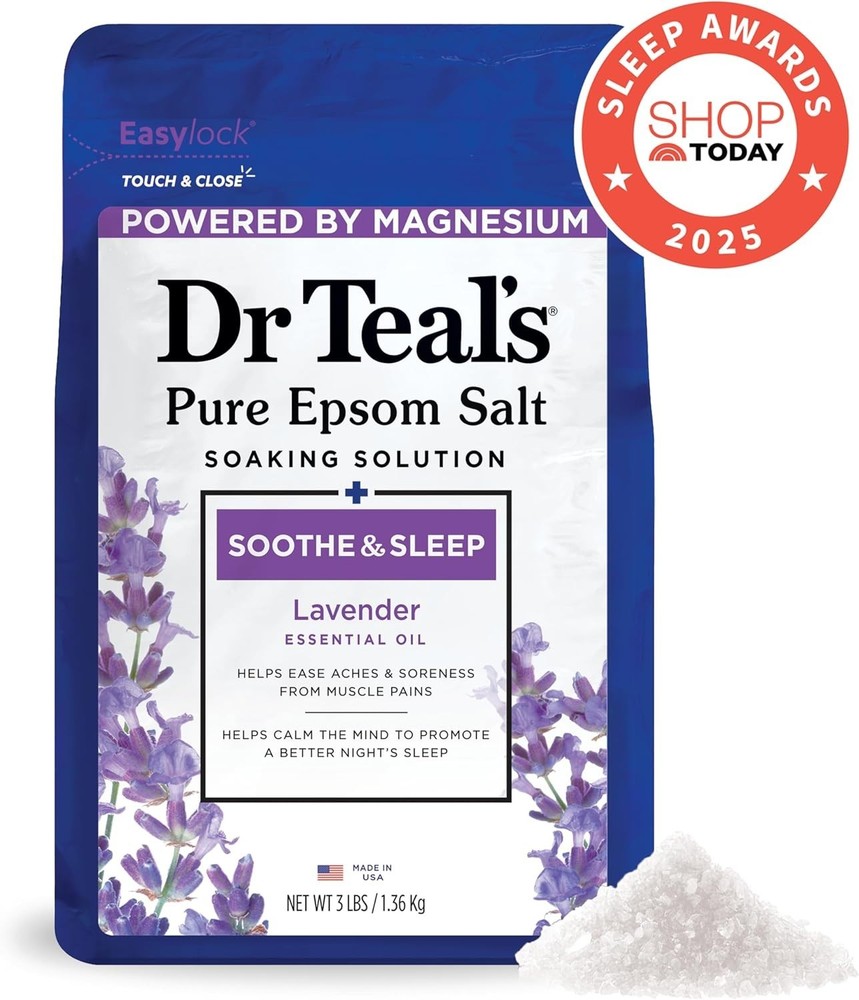 Relaxing Lavender Epsom Salt - 48oz Soaking Solution for Muscle Relief