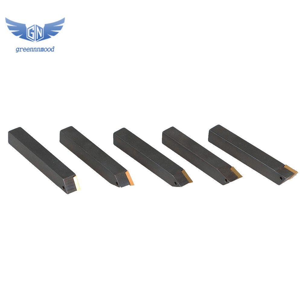 5Pcs 3/8" Carbide Indexable Turning Tool Lathe Tool Bit With Carbide Inserts