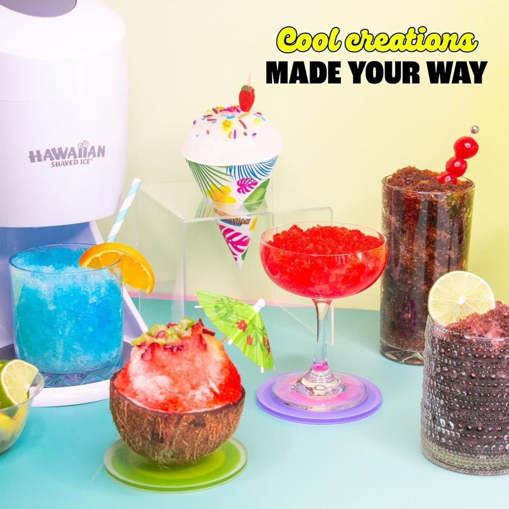 Electric Snow Cone Machine, 2 Ice Molds, 1yr , Kitchen Tool